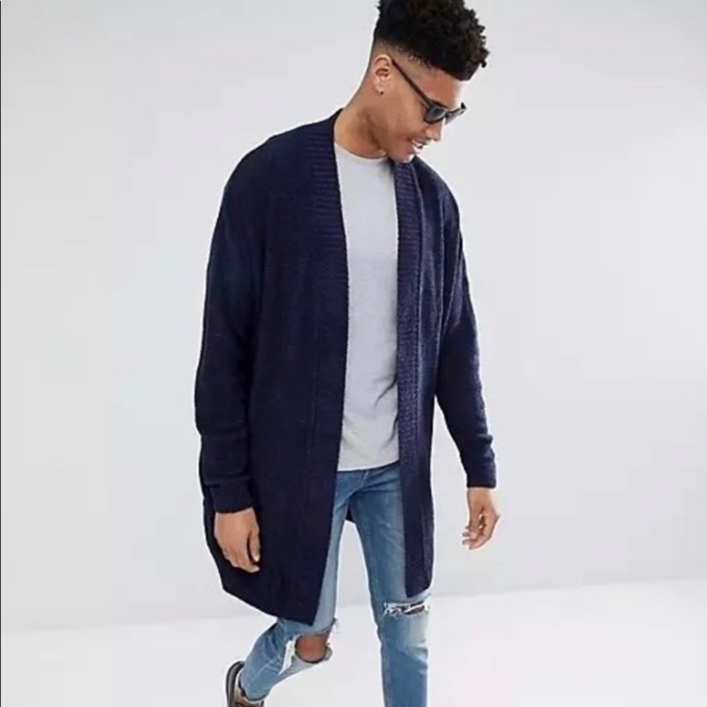 [ASOS TALL] Boucle Longline Cardigan - sz XL